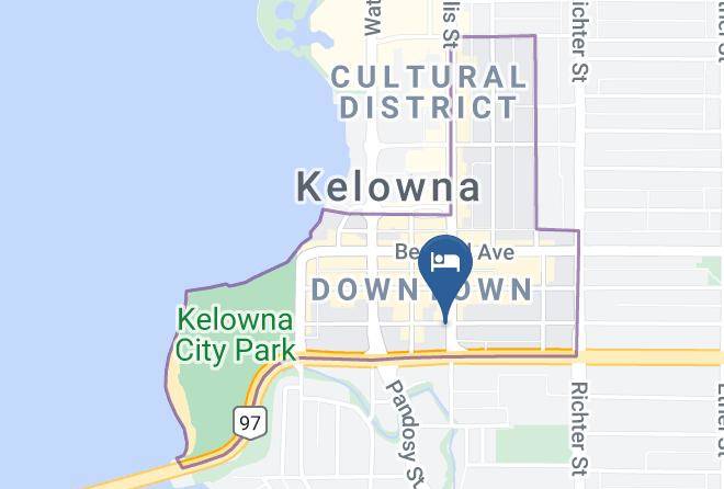 Central Okanagan - Kelowna Resort Accommodations Maps