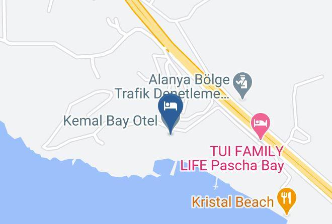 Alanya - Kemal Bay Otel Maps
