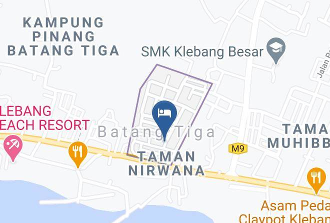 Melaka Tengah - Homestay Kembau Klebang Maps