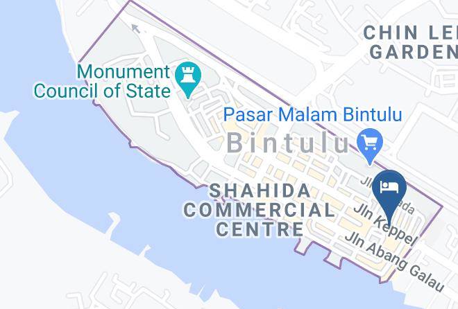 Bahagian Bintulu - Kemena Plaza Hotel Maps