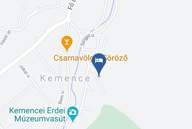 Kemence - Kemence Vendeghaz Maps