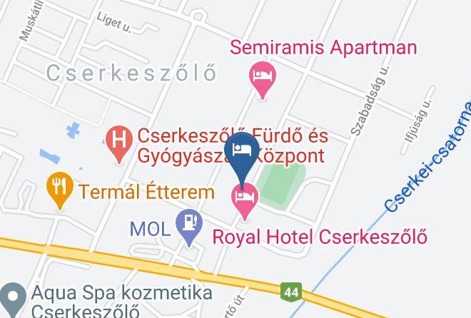 Cserkeszolo - Kemences Vendeghaz Maps