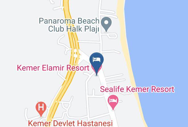 Kemer - Kemer Elamir Resort Hotel Maps