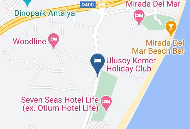 Kemer - Kemer Holiday Club Maps