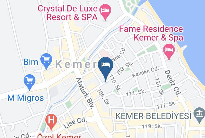 Kemer - Kemer Park Otel Maps