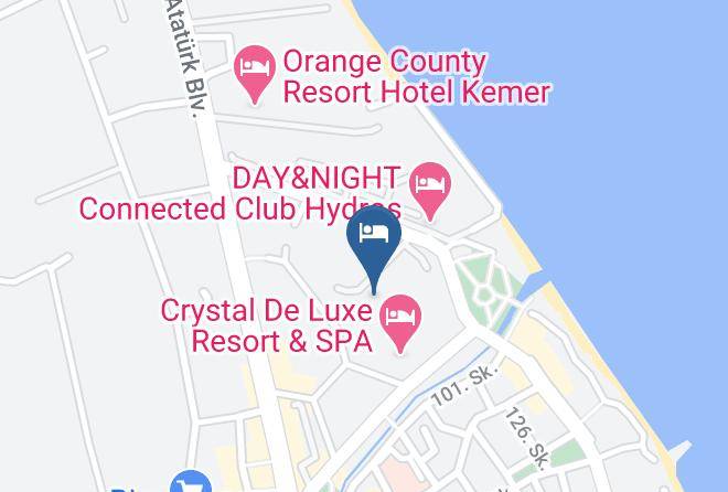 Kemer - Kemer Reach Hotel Maps