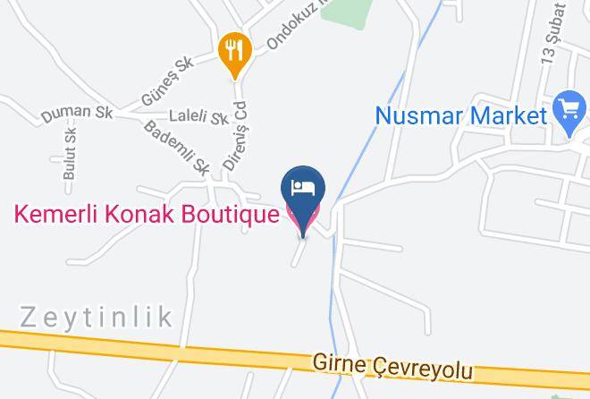 Zeytinlik - Kemerli Konak Boutique Hotel Maps