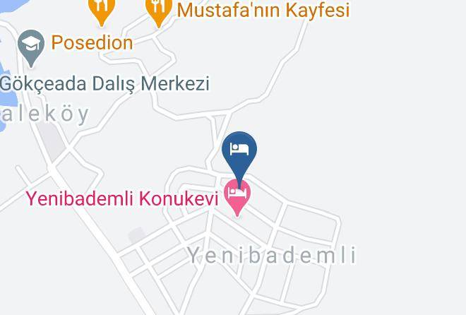 Gokceada - Kemerli Pansiyon Maps