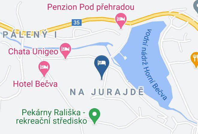 Vsetin - Kemp Horni Becva Maps
