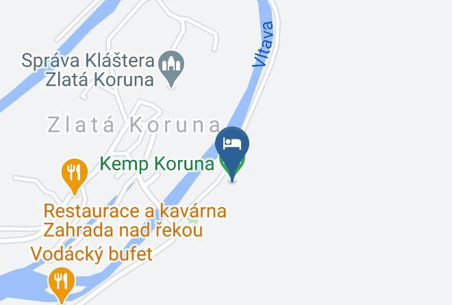 Cesky Krumlov - Kemp Koruna Maps