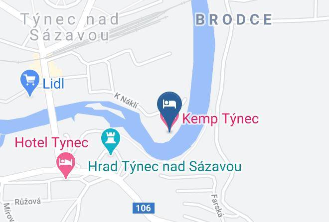 Benesov - Kemp Tynec Maps