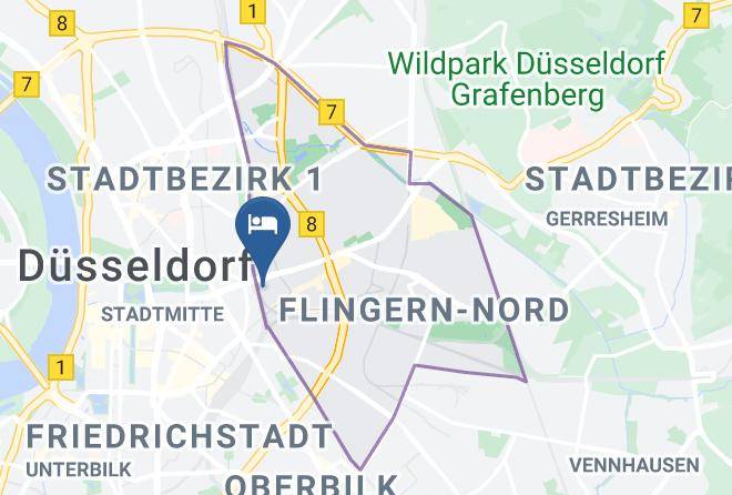 Dusseldorf - Kempe Komfort Hotel Maps