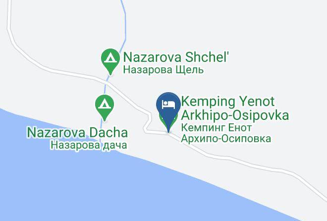 Gelendzhik - Kemping Yenot Arkhipo Osipovka Maps