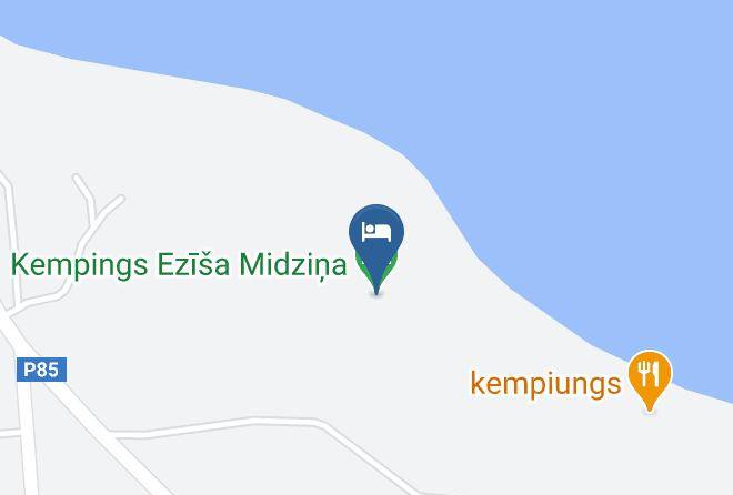 Kegums - Kempings Ezisa Midzina Maps