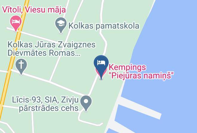 Kolka - Kempings Piejuras Namins Maps