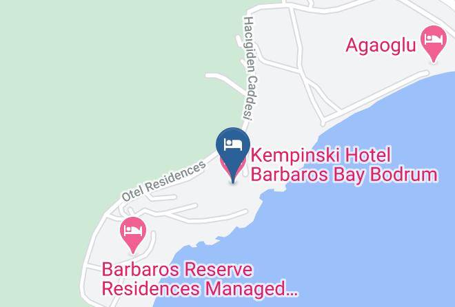 Bodrum - Kempinski Hotel Barbaros Bay Bodrum Maps