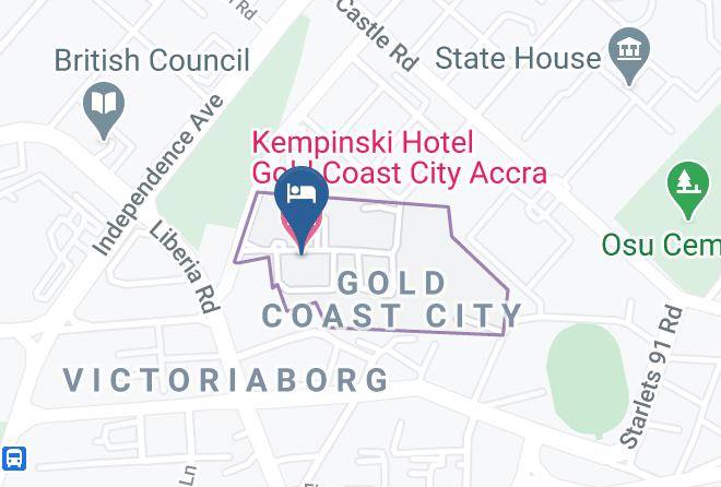 Accra - Kempinski Hotel Gold Coast City Accra Maps