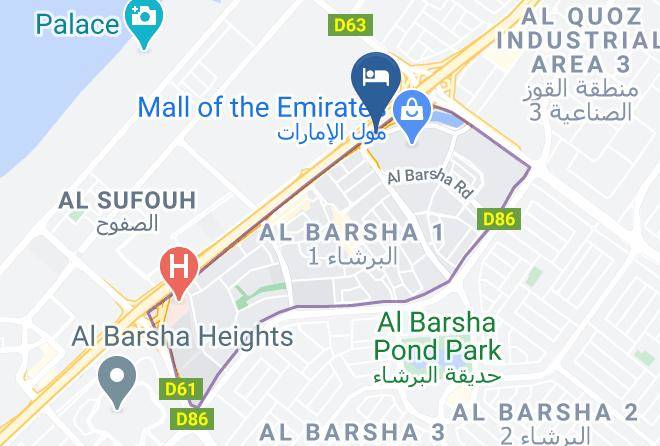 Dubai - Kempinski Hotel Mall Of The Emirates Maps