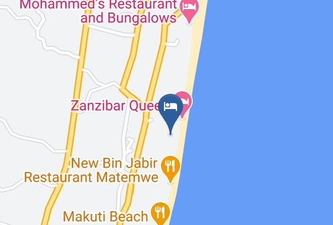 Zansibar North Central - Kena Beach Hotel Maps
