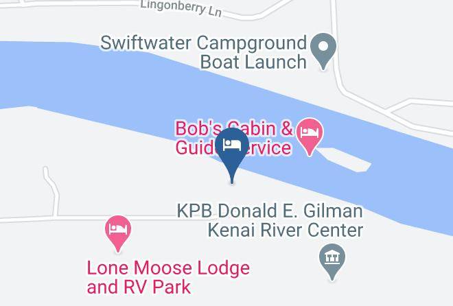 Kenai Peninsula Borough - Kenai Riverfront Fishing Lodges Maps