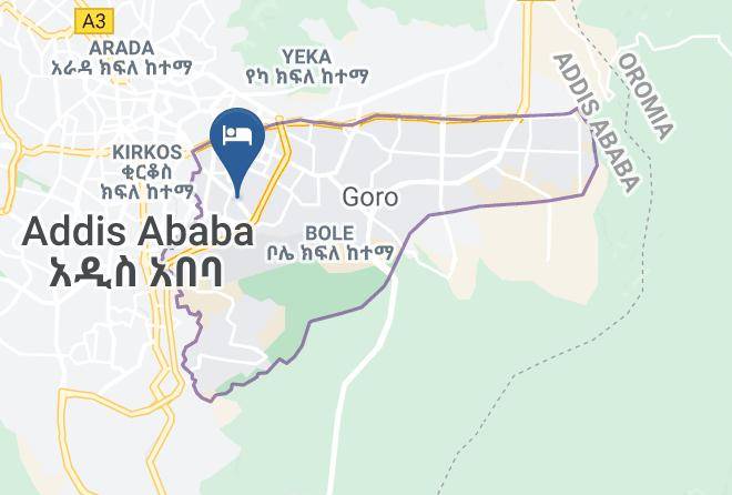 Addis Ababa - Kenenisa Hotel Maps