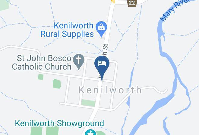 Sunshine Coast - Kenilworth Hotel Maps