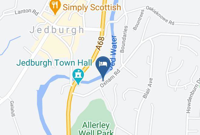 Scottish Borders - Kenmore Bank Bed And Breakfsast Maps