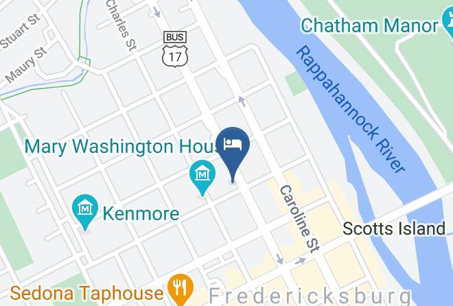 Fredericksburg City - Kenmore Inn Maps