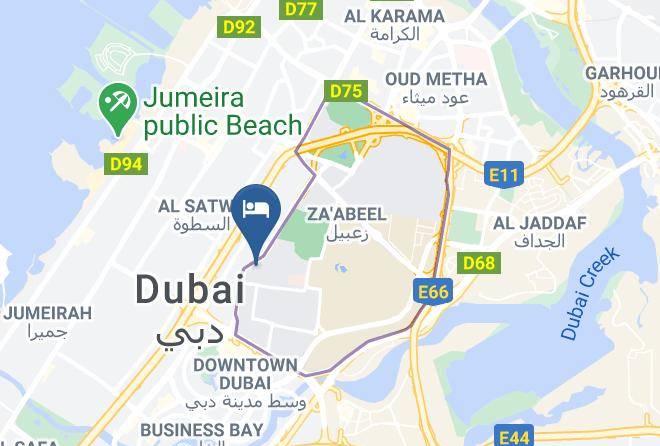Dubai - Kennedy Towers Burj Daman Maps