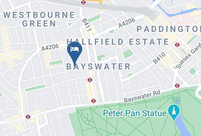 London - Kensington Gardens Hotel Maps
