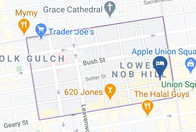 San Francisco - Kensington Park Hotel Maps