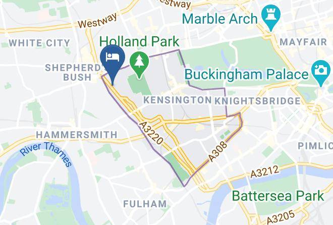London - Kensington Suite Hotel Maps