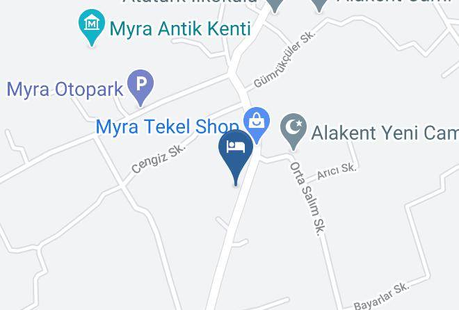 Demre - Kent Pansiyon Maps