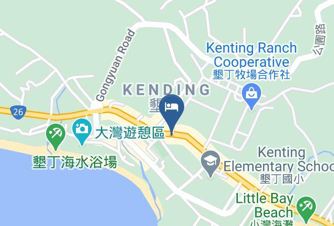 Kenting 157 Boutique Hotel Map