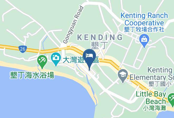 Pingtungnty - Kenting Coast Hotel Maps