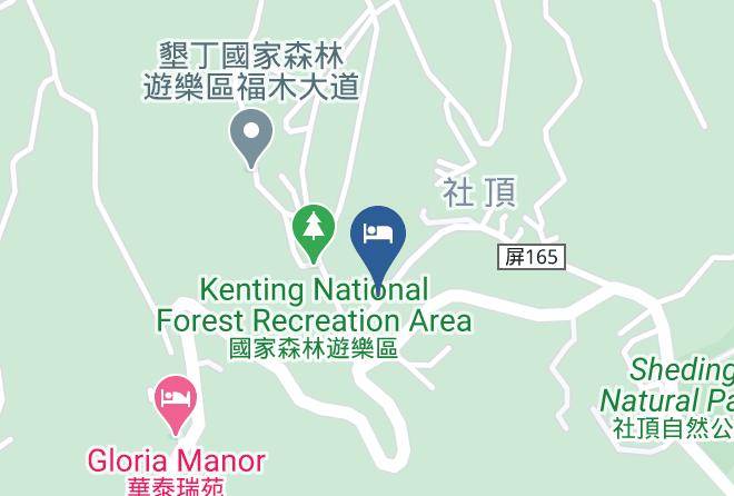 Pingtungnty - Kenting Coral Sea Resort Hotel Maps