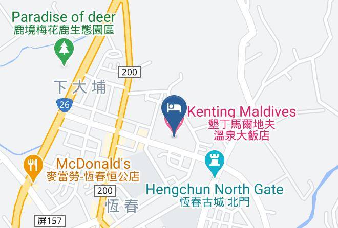 Pingtungnty - Kenting Maldives Hotel Maps