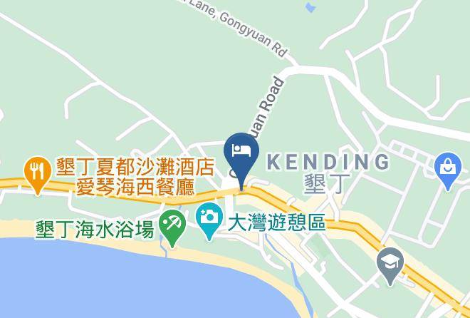 Pingtungnty - Kenting Toong Mao Kao Shang Ching Hotel Maps