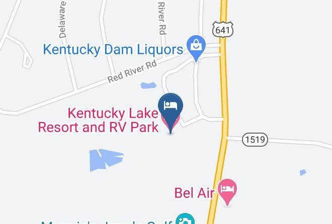 Marshall - Kentucky Lake Resort And Rv Park Maps
