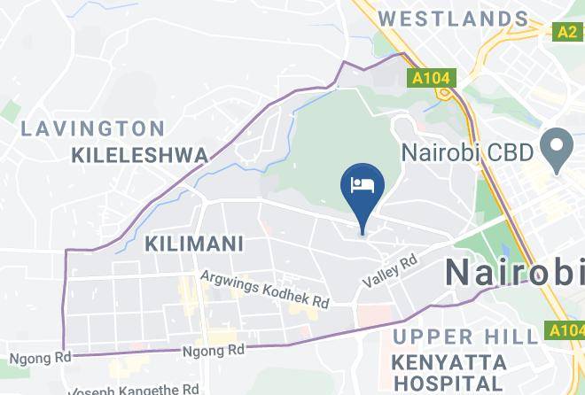 Nairobi - Kenya Comfort Hotel Suites Maps