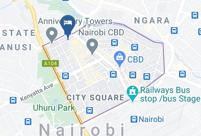 Nairobi - Kenya Comfort Suites Maps