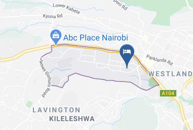 Nairobi - Kenya Continental Hotel Maps