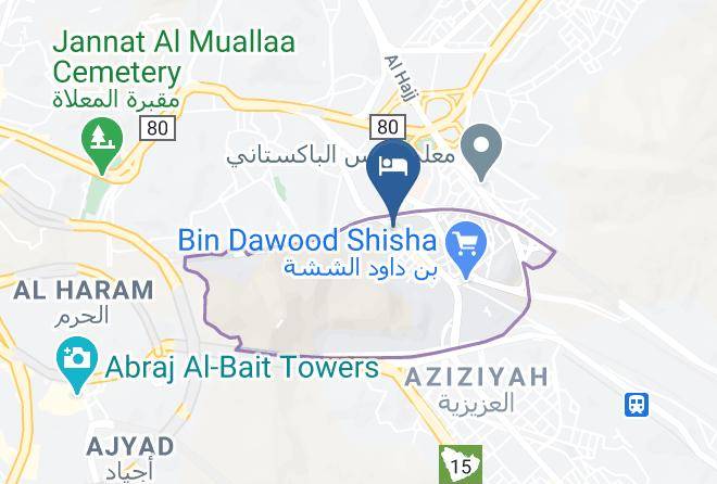 Mecca - Kenzi Aljewar Hotel Maps
