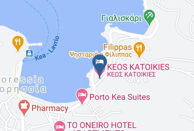 Kea Kythnos - Keos Katoikies Maps