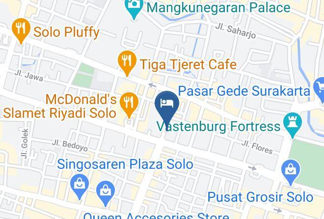 Surakarta - Keprabon Hotel Maps