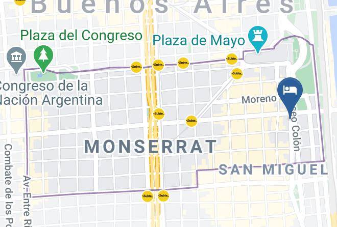 Autonomous City Of Buenos Aires - Ker San Telmo Hotel Maps