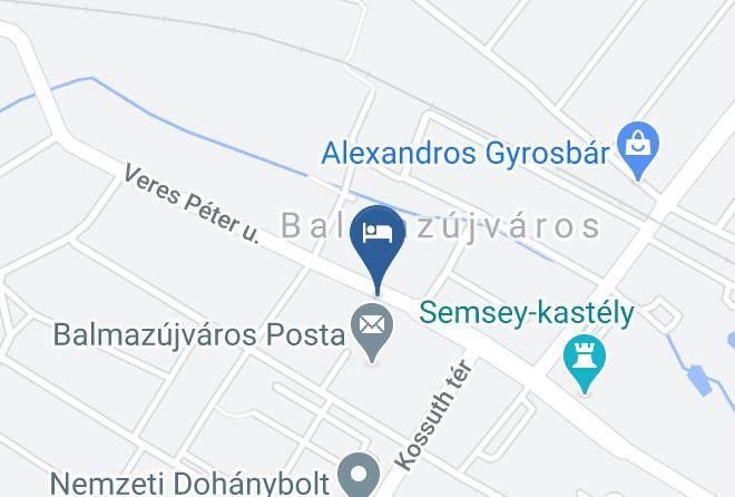 Balmazujvaros - Kerekes Panzio Es Etterem Maps