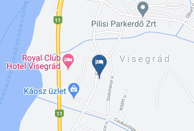 Visegrad - Kerekeskut Vendeghaz Maps