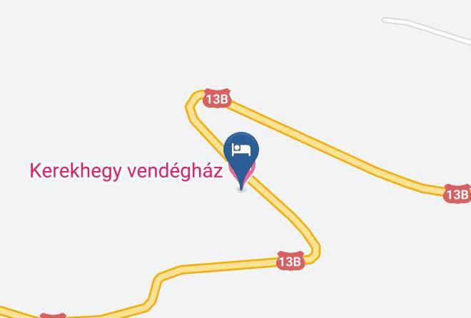 Kerekhegy Vendeghaz Map
