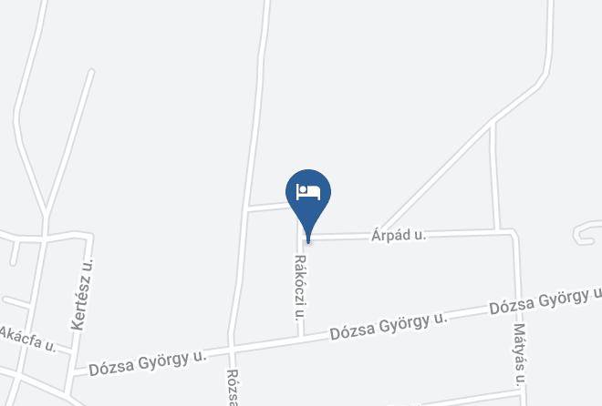 Kerekparos Es Zarandok Vendeghaz Map
